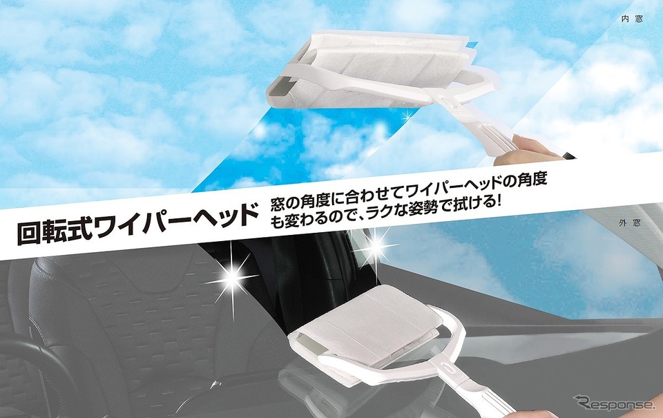 回転式ワイパーヘッド