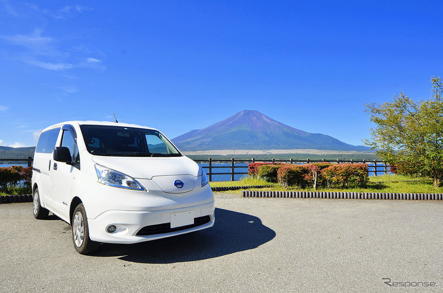 Pet-RVのペット専用EVレンタルキャンピングカー「e-NV200」