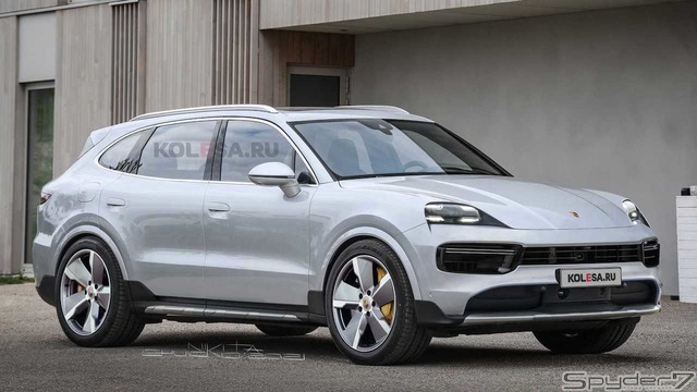 ポルシェ 3列7人乗り 新型SUV 予想CG