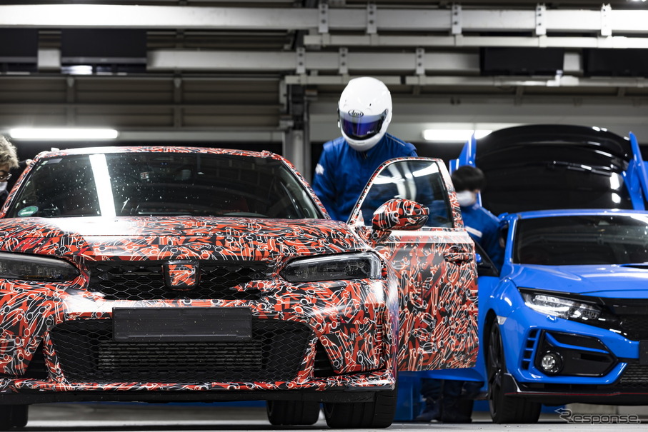 ホンダ・シビック・タイプR 新型のプロトタイプ