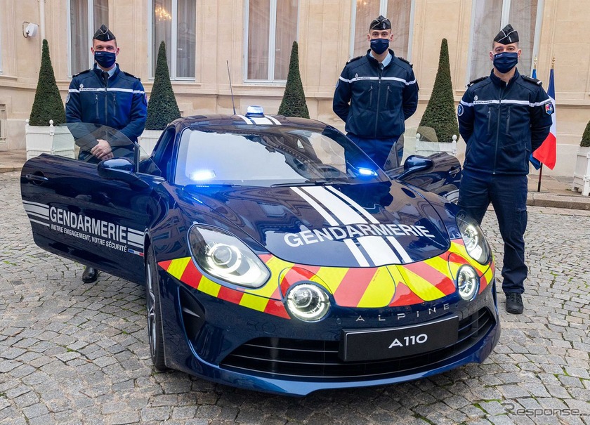 アルピーヌ A110 のフランス憲兵隊ポリスカー仕様車