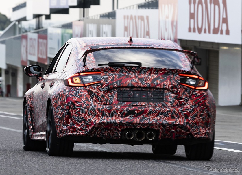 ホンダ・シビック・タイプR 新型のプロトタイプ