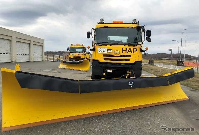運転支援ガイダンスシステムを搭載する除雪作業車