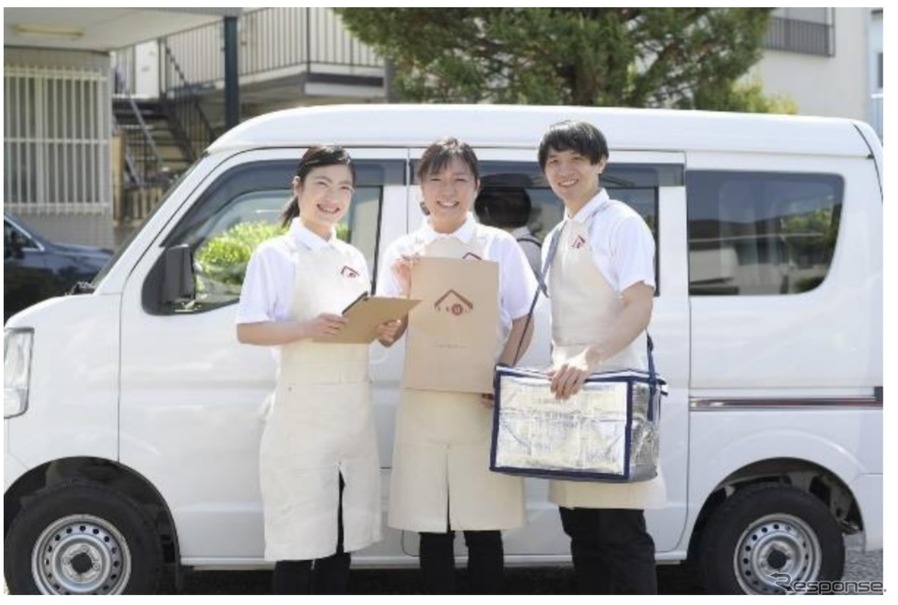 デジタルキーを導入するGENieの配送車両イメージ