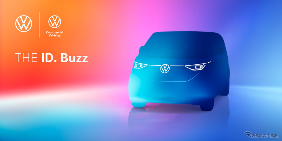 フォルクスワーゲン ID.Buzz のティザー写真