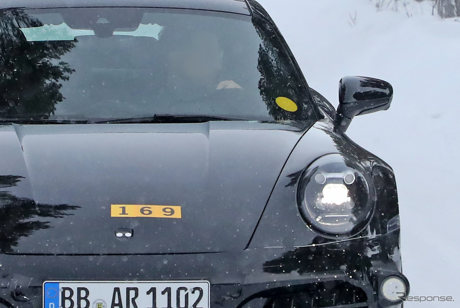 ポルシェ 911ハイブリッド プロトタイプ（スクープ写真）