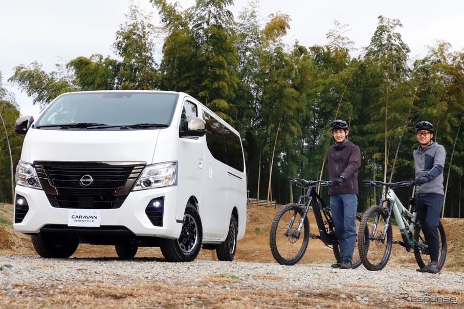 遊びも仕事も全部おまかせ！新型キャラバン「プロスタイル」をMTBライダーが使いこなす