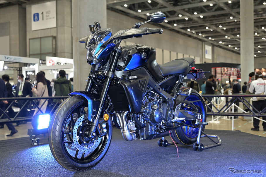 ワイズギアのMT-09用外装キット「CyberRally（サイバーラリー）」装着車（東京モーターサイクルショー2022）