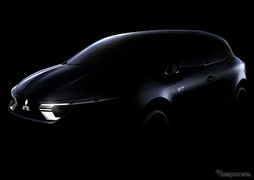 三菱 コルト 新型のティザー写真