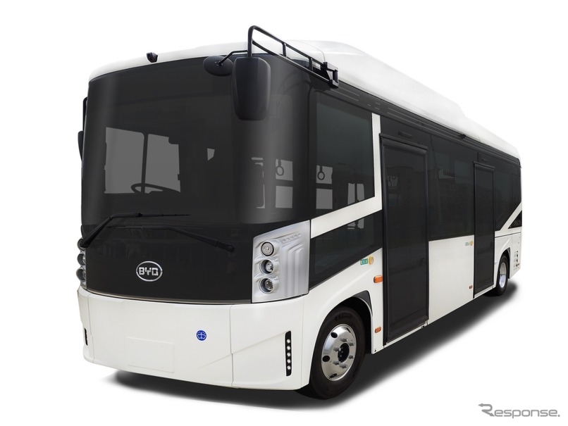 小型電気バス、BYD J6：車長6.99m、航続約200km