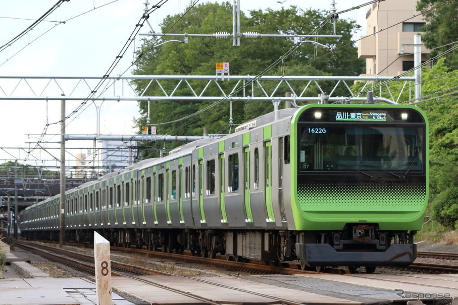 今回の自動運転試験はE235系2編成を使用。省エネ性能も試される。