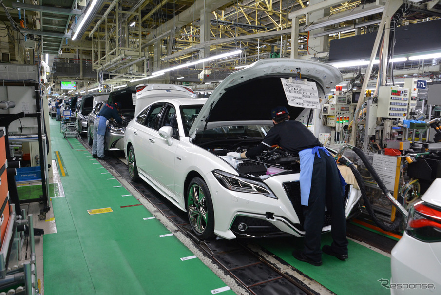 トヨタ自動車元町工場（クラウン）