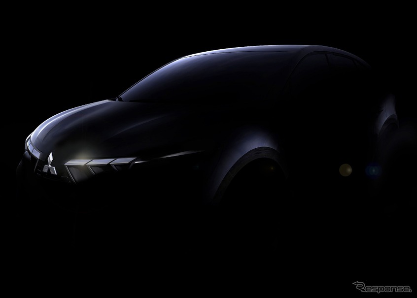 三菱 ASX（ RVR に相当）新型のティザー写真