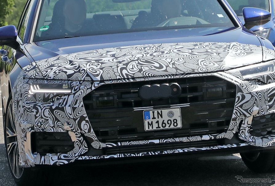 アウディ A6 Sライン 改良新型プロトタイプ（スクープ写真）