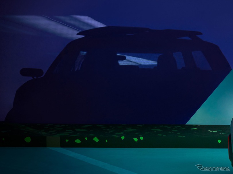 MINIの次世代クロスオーバーEVコンセプトのティザー写真