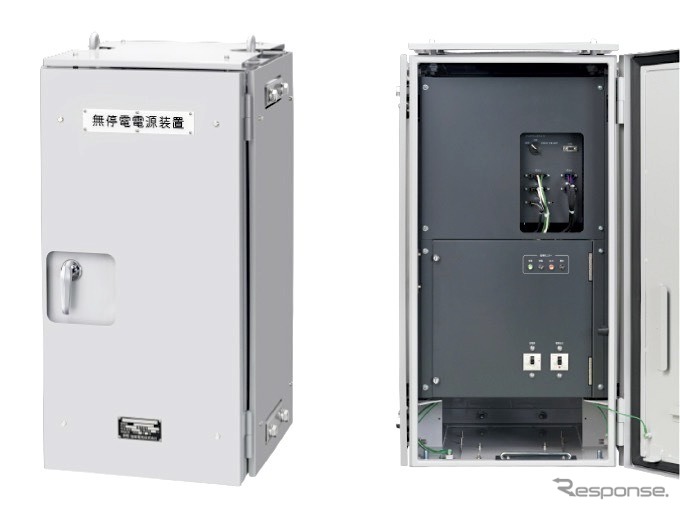EV使用済電池をリユースした環境対応形無停電電源装置 UPS