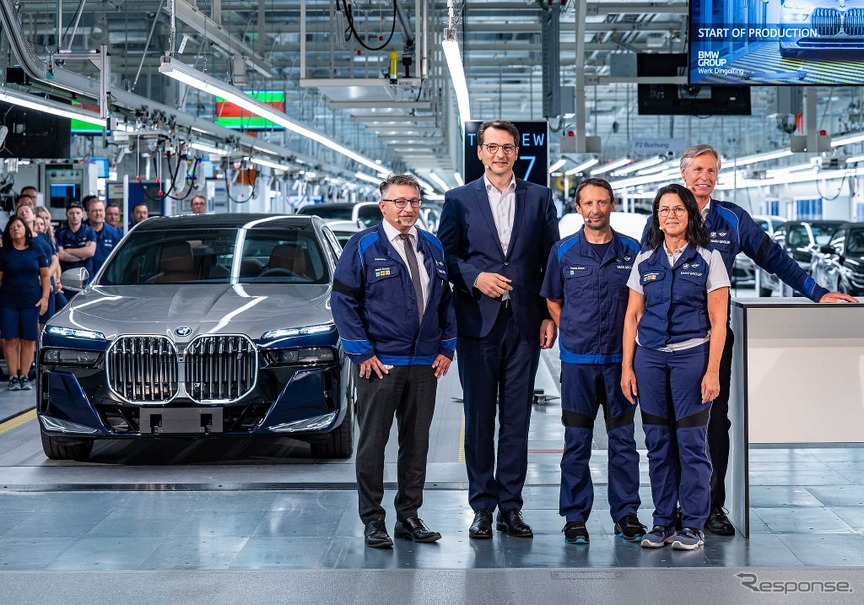BMWのドイツ・ディンゴルフィン工場で生産を開始した 7シリーズ 新型