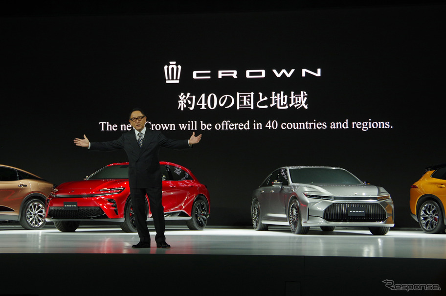 トヨタ自動車の豊田社長（新型クラウン発表会）