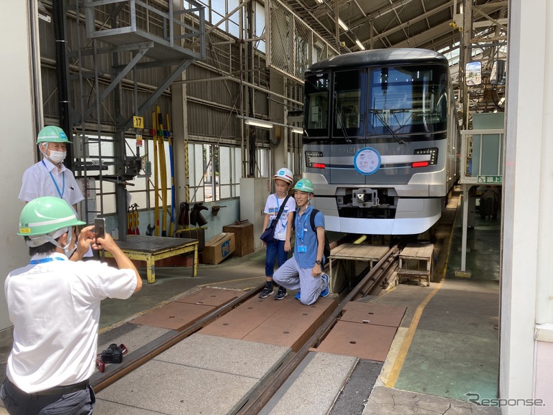 親子で社会科見学！ 千住検車区