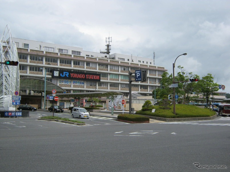 JR西日本米子支社が入居するJR米子駅。