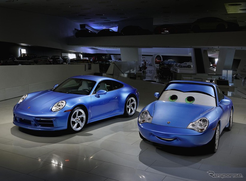 ポルシェ 911 サリー・スペシャルと映画『カーズ』に登場するキャラクターの「サリー・カレラ」