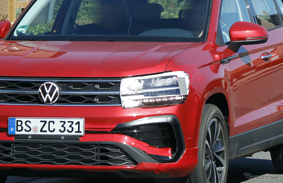 VW Tharu/Taos 改良新型プロトタイプ（スクープ写真）