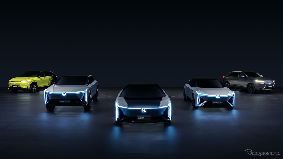 中国市場向け、ホンダの電動化車両（参考画像）