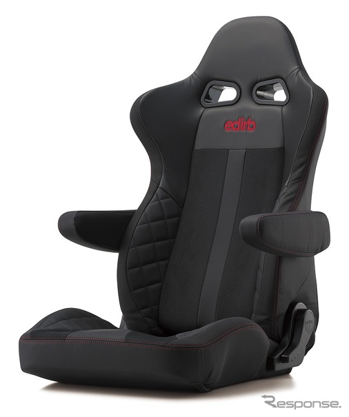 edirb 054V（レッドステッチ + 別売アームレスト）