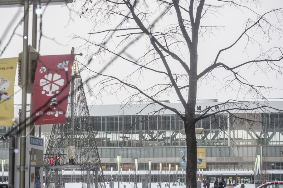 2024年春からICカードが利用可能となる函館本線旭川駅。
