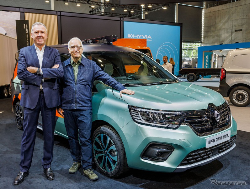 ルノー・カングー E-TECH エレクトリック の「ヒッピー・キャビア・モーテル」