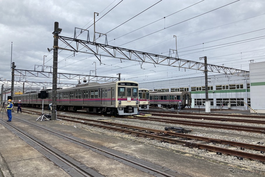 京王電鉄・総合事故復旧訓練（2022年10月13日、若葉台車両基地）