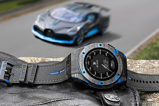 ブガッティスマートウォッチ第二弾 世界初のカーボンファイバー製「Carbone Limited Edition」“カルボーヌ リミテッドエディション”