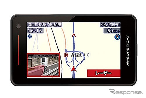 無線LAN搭載のフルスペック仕様、レーザー&レーダー探知機Web限定