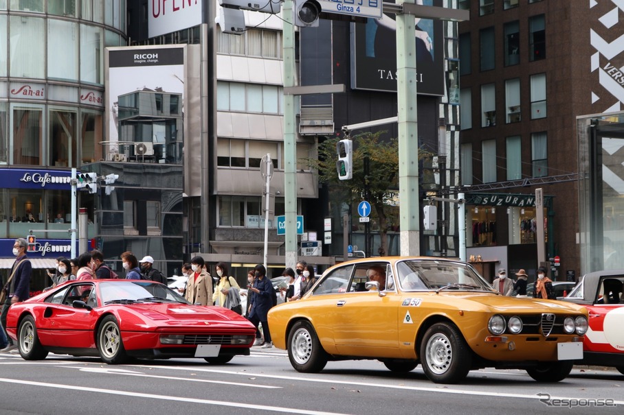 都会のど真ん中で20世紀のクルマ達がパレードラン！～THE銀座RUN エシカルミーティング2022秋～