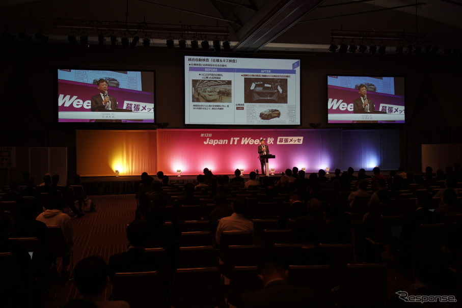 日産自動車 住真夫氏の講演の様子