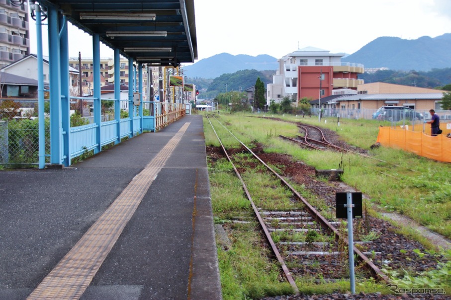 日南線の終点・志布志駅。2023年3月末にはおよそ半年ぶりに列車が姿を見せることになりそうだ。