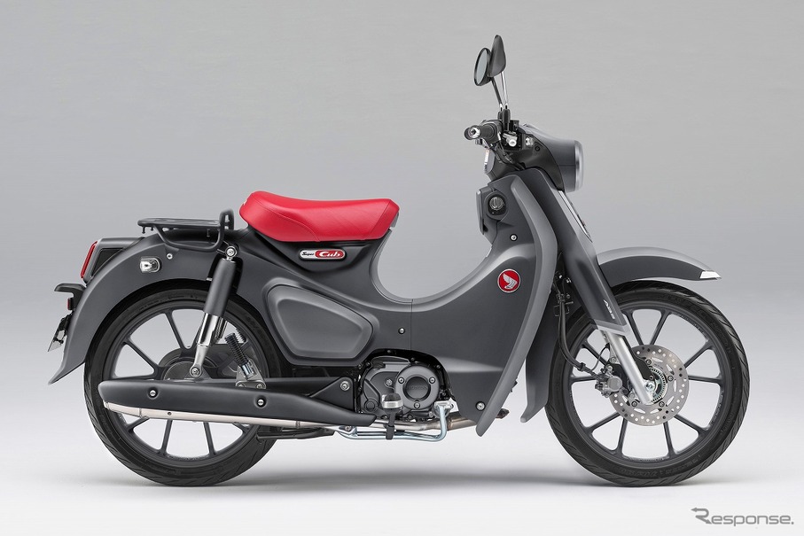 新車外し　スーパーカブ　リアショック　c125   新色　マットグレー