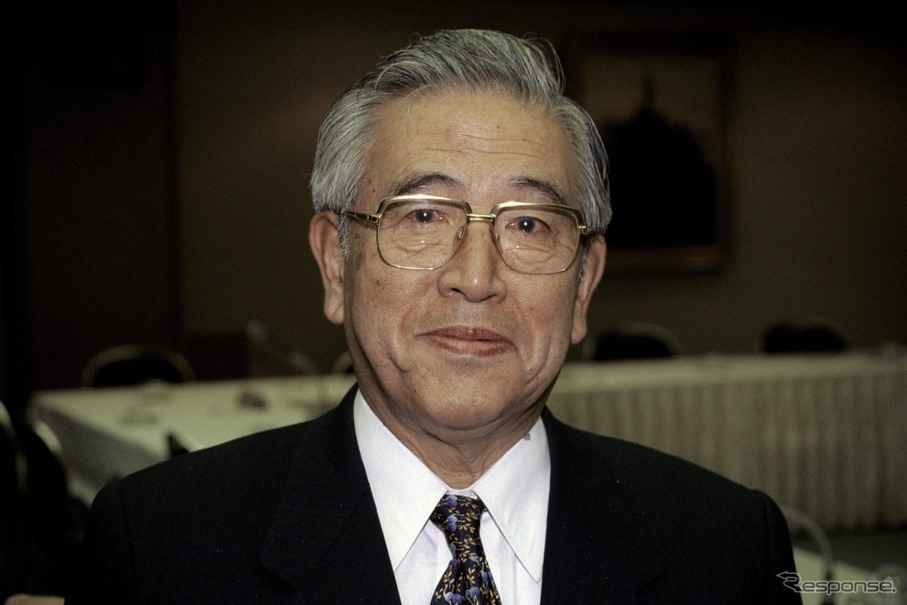 1996年、軽団会長時代の豊田章一郎氏