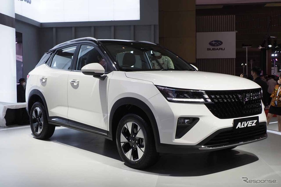 コンパクトSUV『アルヴェス』。欧州車風のデザインがインドネシアでは受け入れられやすそうだ