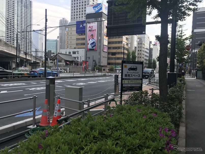 路上ステーション：新橋駅