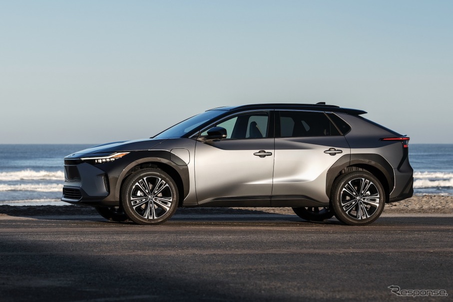 トヨタのEV、bZ4X（米国仕様）