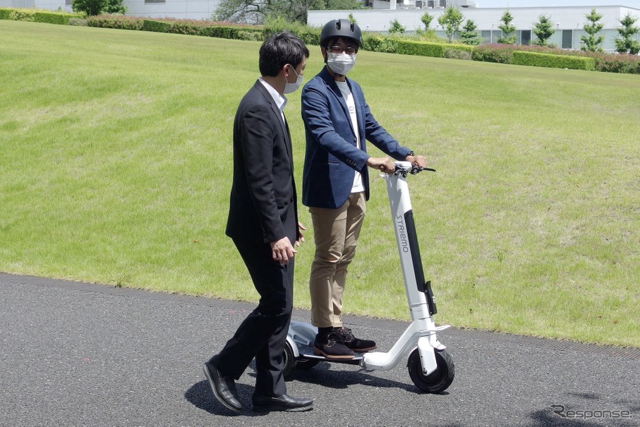 ホンダ社員が企業したストリーモが開発する電動マイクロモビリティのストリーモ（プロトタイプ）