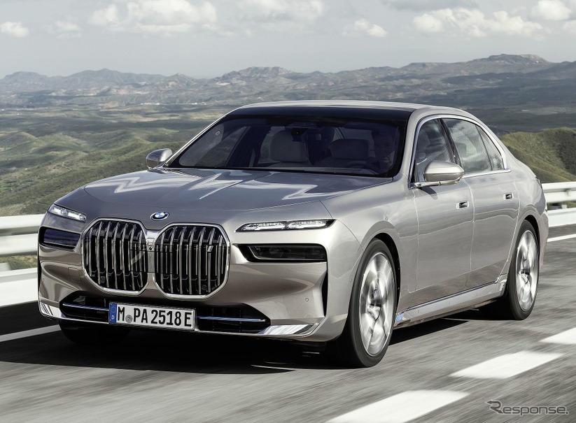 BMW 7シリーズ のEV『i7』に「M」、600馬力超え…5月欧州発表へ