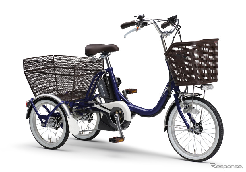 想像を超えての 三輪車 ネイビー色 納めよ 電動アシスト 自転車本体