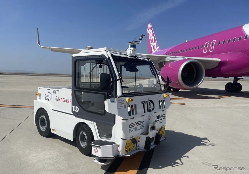 関西空港 T2で進められたピーチによるGSE遠隔操作による実証実験