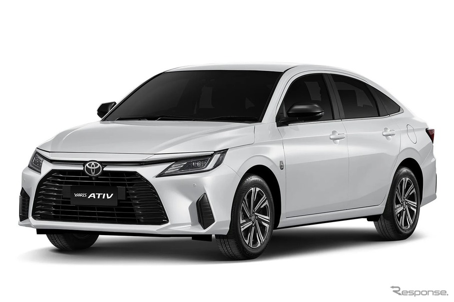 トヨタ・ヤリスエイティブ。ダイハツが開発、トヨタがタイで販売