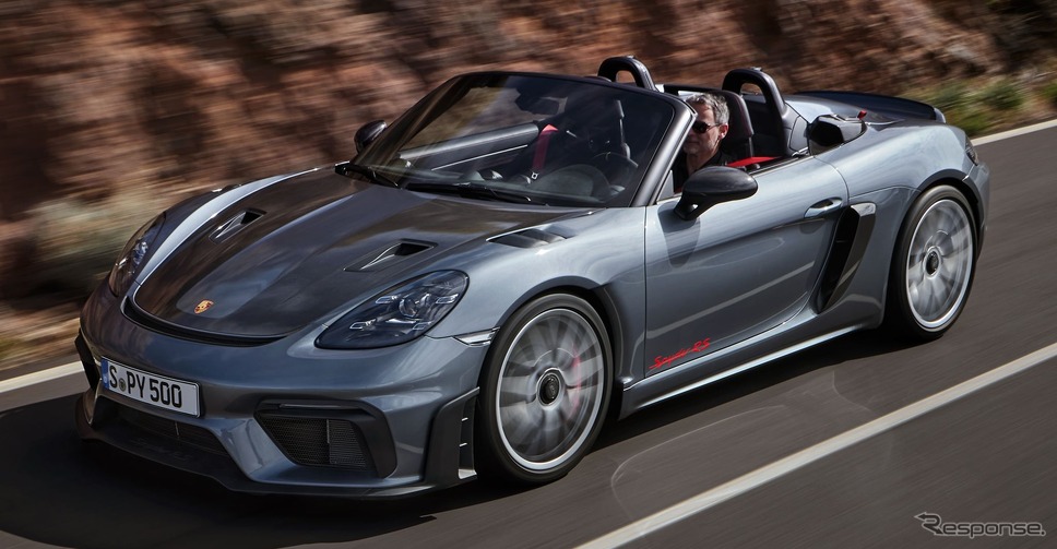 ポルシェ最強最速のミッドシップロードスター、『718スパイダー ポルシェ最強最速のミッドシップロードスター、『718スパイダー