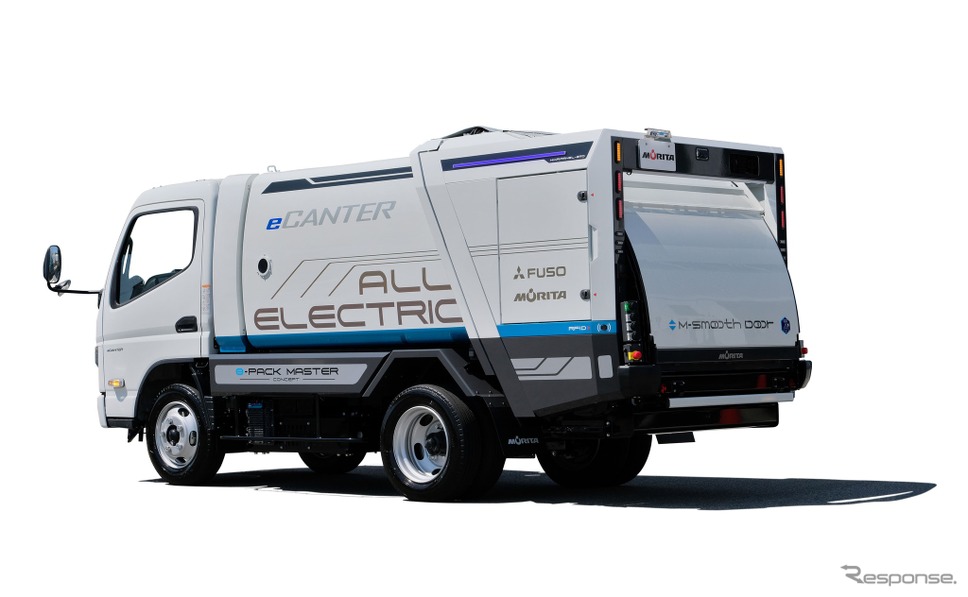 EV回転式塵芥収集車 eパックマスター