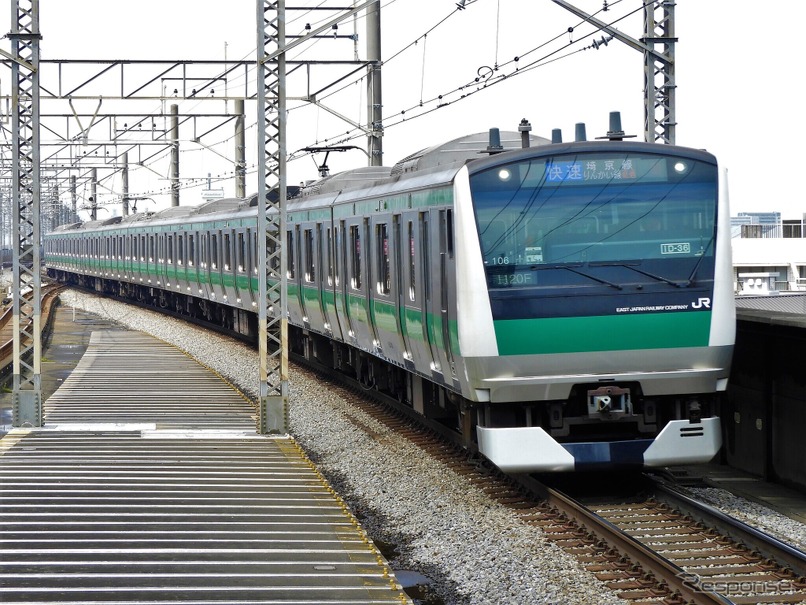 埼京線の埼玉県内を走る快速。