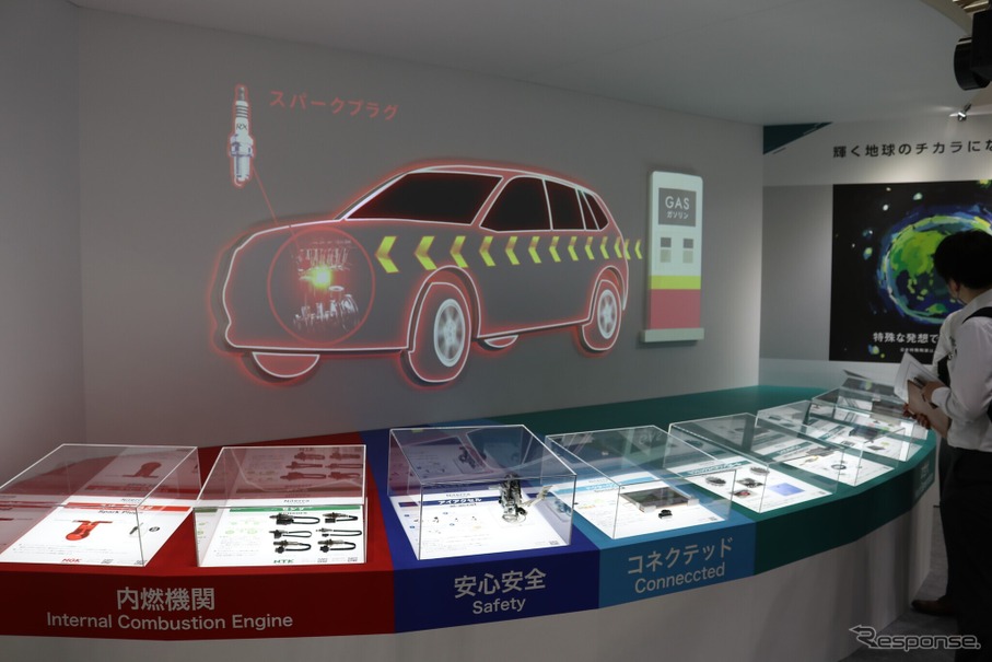 日本特殊陶業ブース（人とくるまのテクノロジー展2023）